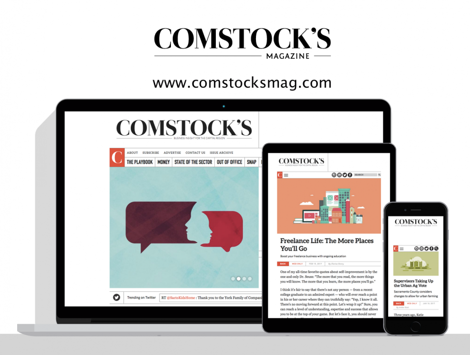 Comstocks Magazine new website - Created by Digital Deployment