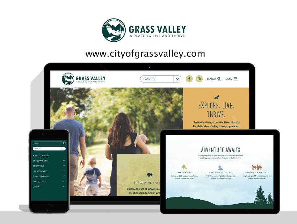City of Grass Valley's new website