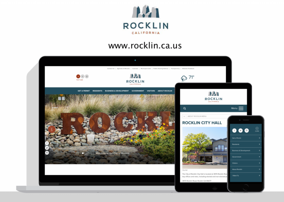 City of Rocklin new website by Digital Deployment