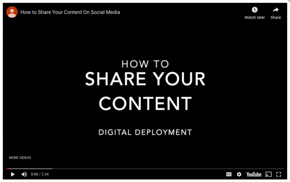 Step 4 – Share via social media and email